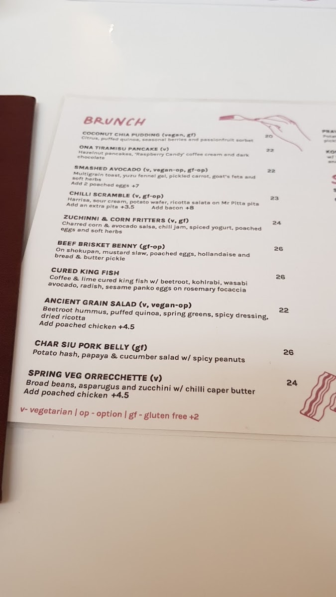 Menu - Ona Coffee | Cafe Brunswick photo 6